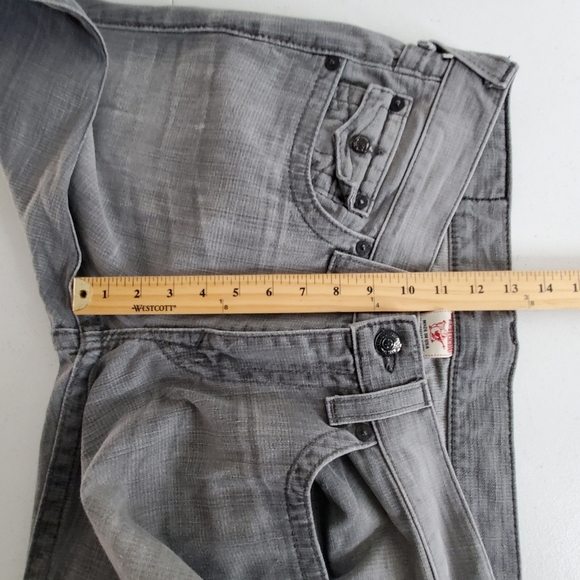 True Religion Ricky Straight Jeans Men's 34 Horseshoe Flap Back Pockets USA Made - Picture 11 of 15